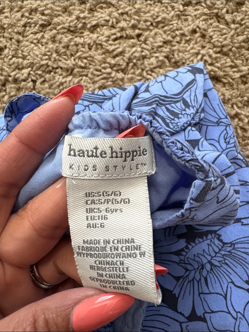 Haute Hippie Light Blue Floral Sleeveless Romper - Picture 2 of 5